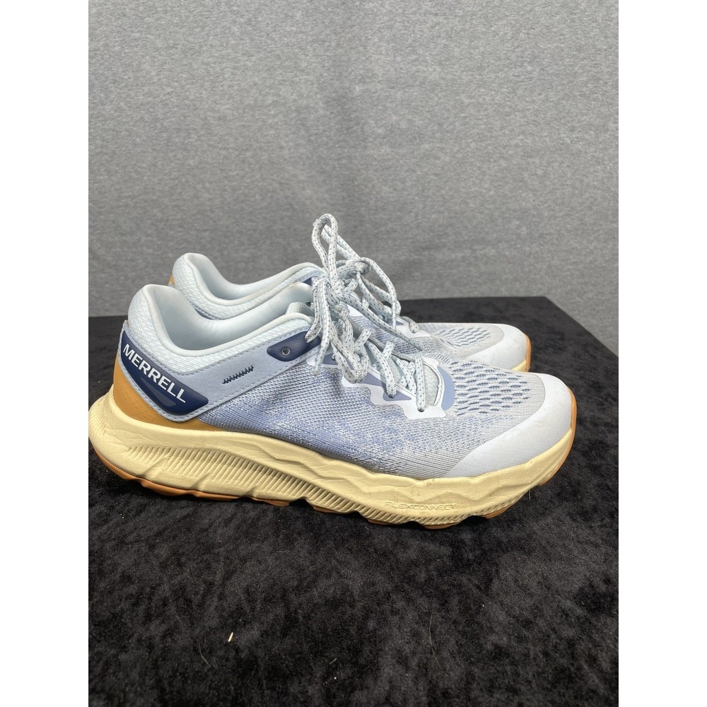 Merrell Antora 4 Women's 8.5 Ice Blue Trail Running Hiking Shoes J068462